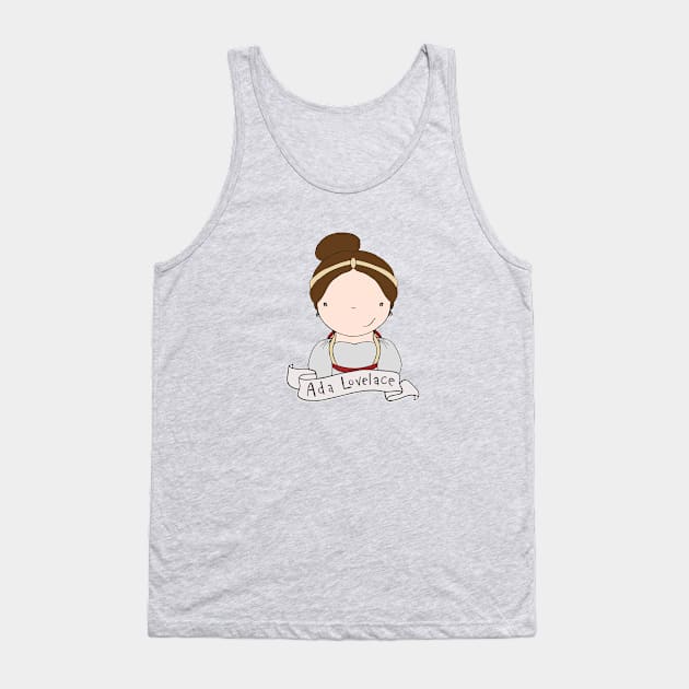 Ada Lovelace Tank Top by Jen Talley Design